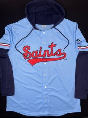 St. Paul Saints Jersey Hoodie Combo SGA Size: Large